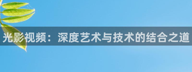 神马午夜电影51：光影视频：深度艺术与技术的结合之道